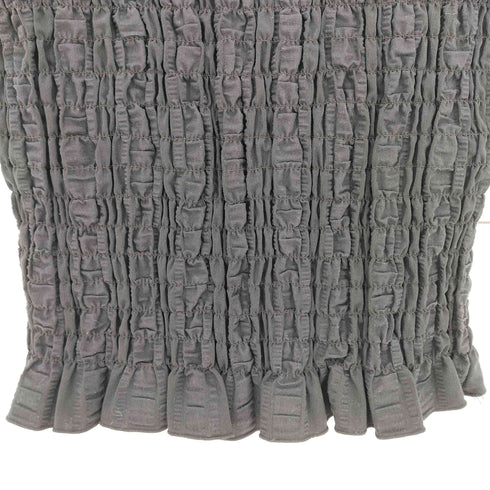 マウジー moussy 24ss SHIRRING SLEEVELESS トップス レディース FREE
